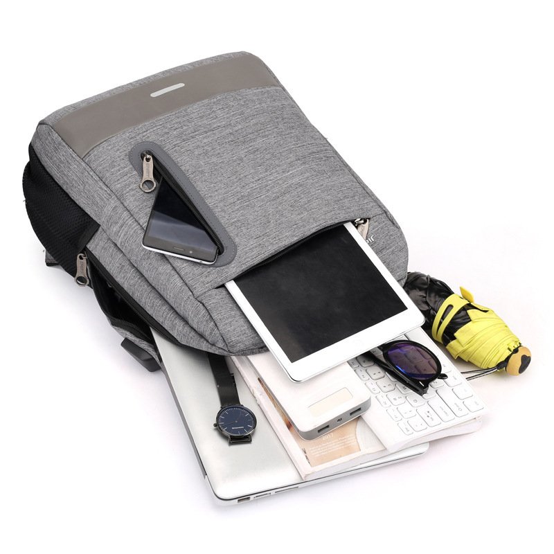 Sacoche pour ordinateur en tissu Oxford avec port de chargement USB – Image 2