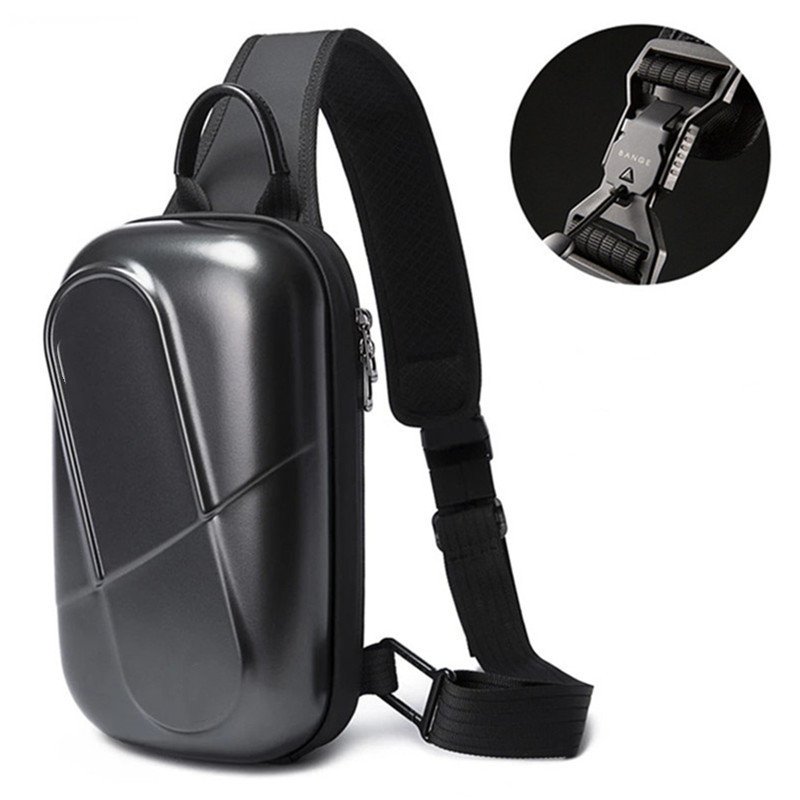 Sac de poitrine décontracté pour homme en polycarbonate rigide et résistant aux chocs – Image 5