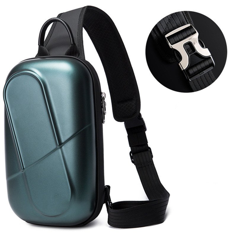 Sac de poitrine décontracté pour homme en polycarbonate rigide et résistant aux chocs – Image 2