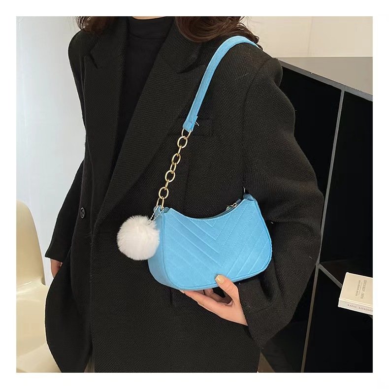 Vintage Felt Crossbody Bag Shoulder Bag Felt Bag For Women – Image 3