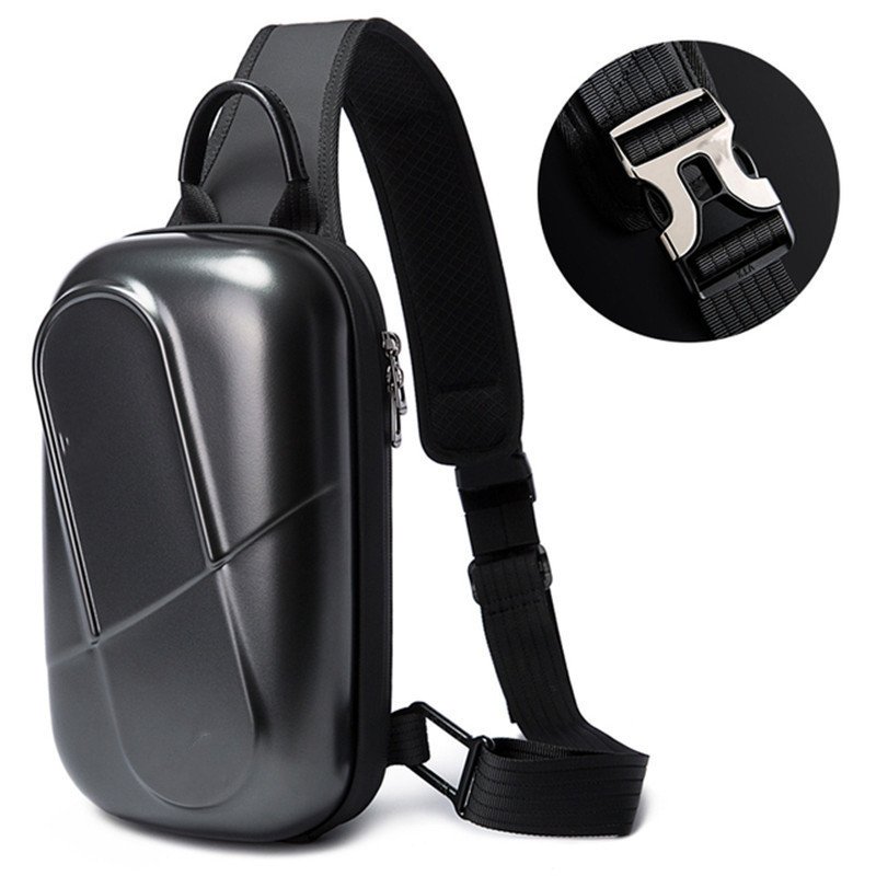 Sac de poitrine décontracté pour homme en polycarbonate rigide et résistant aux chocs – Image 4